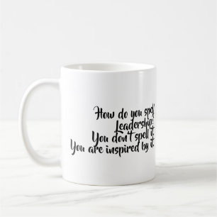 De Café Caneca da inspiração da liderança