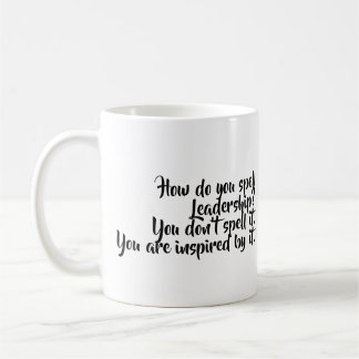 De Café Caneca da inspiração da liderança