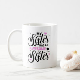 De Café Caneca da irmã, presente para a irmã, presente
