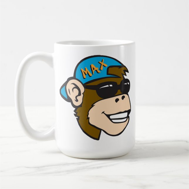 De Café Caneca da lavagem do macaco (Esquerda)