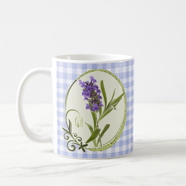 De Café caneca da lavanda (Esquerda)