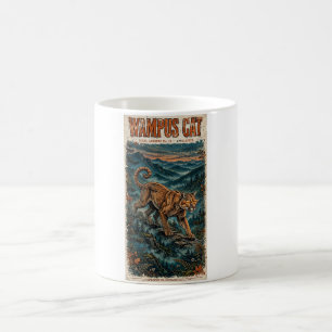 De Café Caneca da Lenda da Gata Wampus dos Apalaches