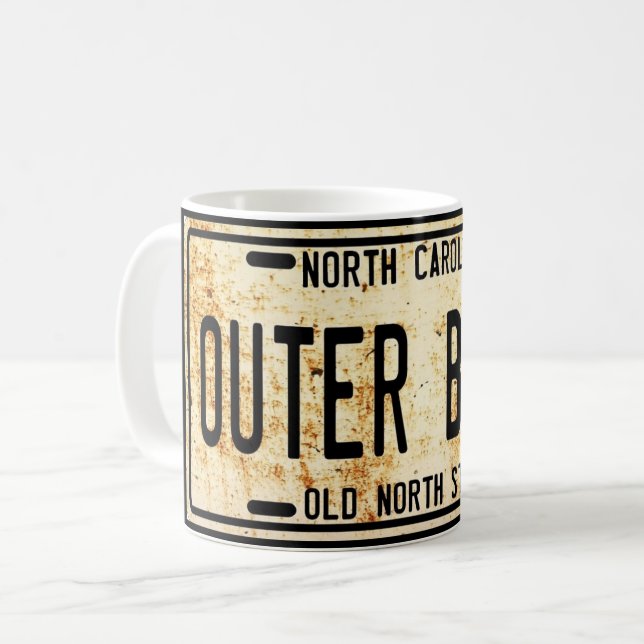 De Café Caneca da Licença das Outer Banks (Frente Esquerda)