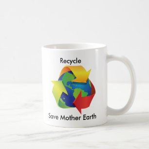 De Café Caneca da Mãe Terra das economias do reciclar