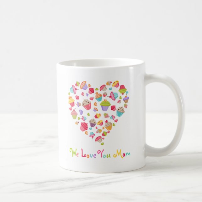 De Café Caneca da mamã do amor dos cupcakes (Direita)