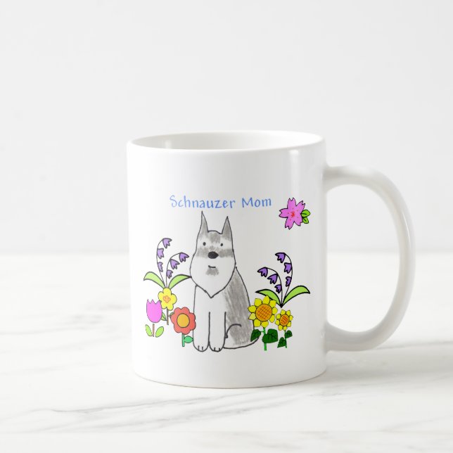 De Café Caneca da mamã do Schnauzer (Direita)