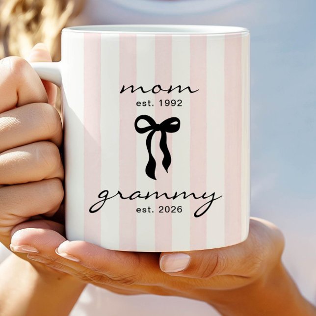 De Café Caneca da Mamãe para a Vovó Est com Laço (Criador carregado)