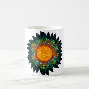 De Café Caneca da margarida do Sunburst