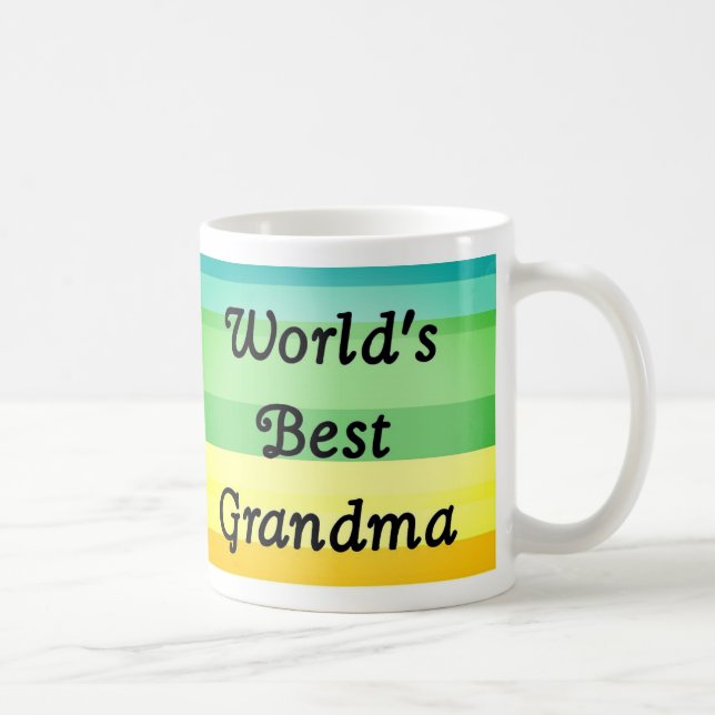 De Café caneca da melhor avó do mundo (Direita)