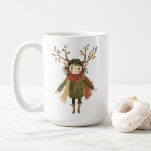 De Café Caneca da Menina Fada da Floresta Caprichosa