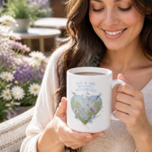 De Café Caneca da Menina que Ama Libélulas