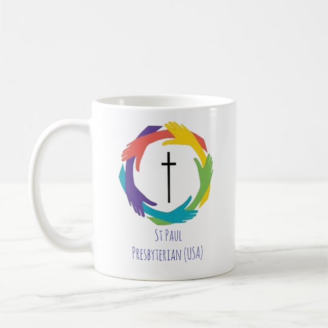 De Café Caneca da Missão St Paul 11 oz (Esquerda)