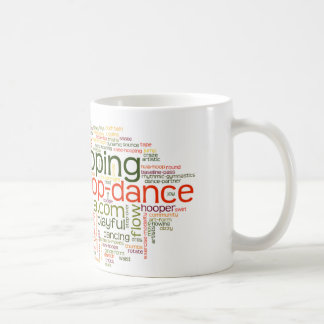 De Café Caneca da mistura da palavra da dança da aro
