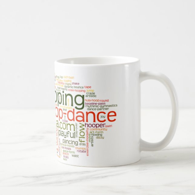 De Café Caneca da mistura da palavra da dança da aro (Direita)