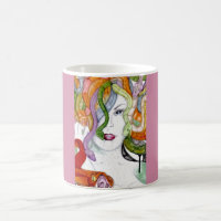 Caneca da mitologia grega do cabelo do cobra do