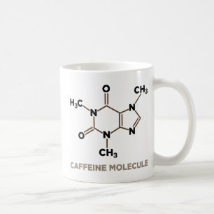 De Café Caneca da molécula da cafeína