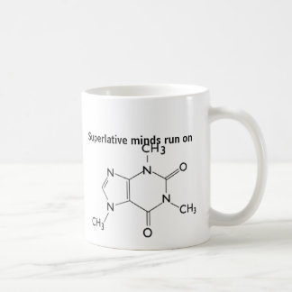 De Café Caneca da molécula da cafeína