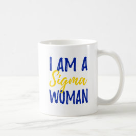 De Café Caneca da mulher do Sigma