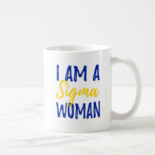 De Café Caneca da mulher do Sigma