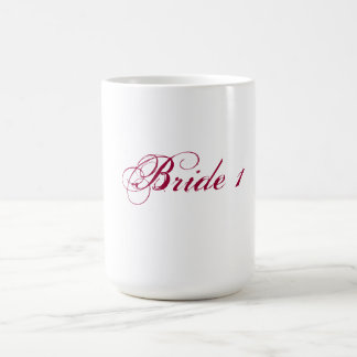 De Café Caneca da noiva 1 para noivas lésbicas