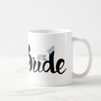 De Café Caneca da noiva - Hydrangeas roxos