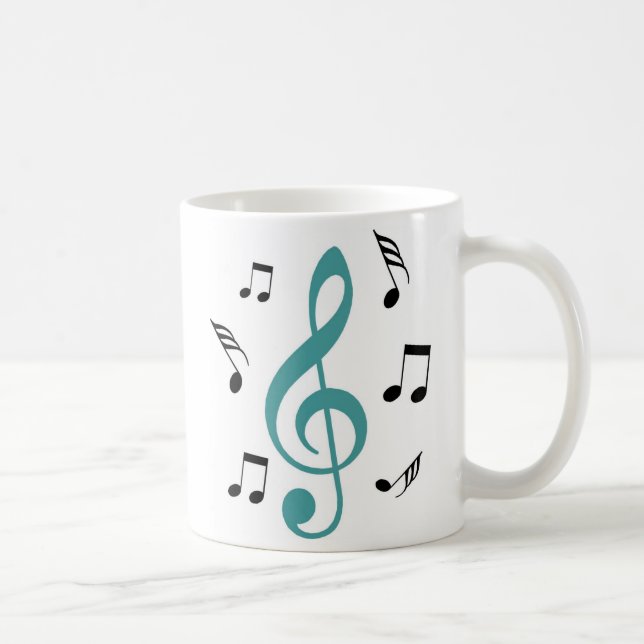 De Café Caneca da nota da música (Direita)