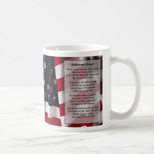 De Café caneca da oração 2 dos policemans (Direita)