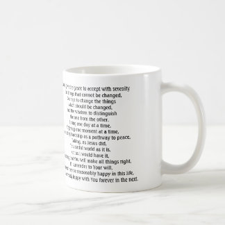 DE CAFÉ CANECA DA ORAÇÃO DA SERENIDADE