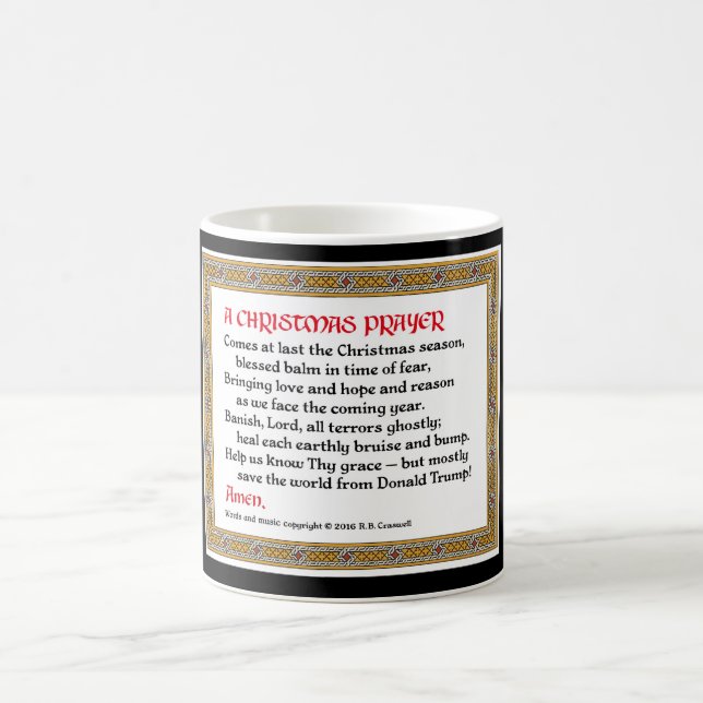 De Café Caneca da oração do Natal (Donald Trump) (Centro)