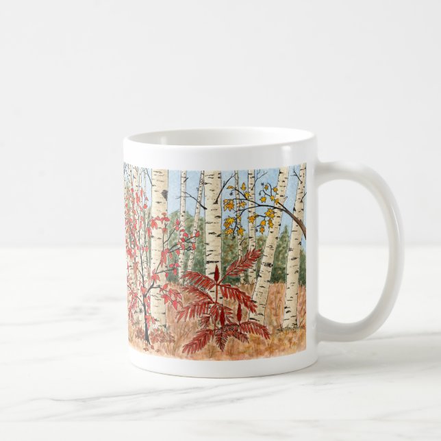De Café Caneca da paisagem da queda (Direita)