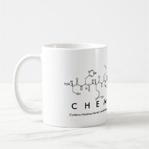 De Café Caneca da palavra do peptide da química
