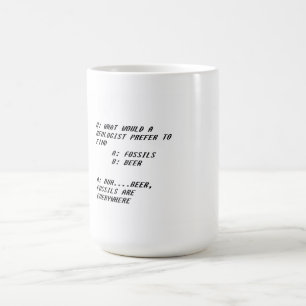 De Café Caneca da piada do geólogo