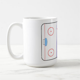 De Café caneca da pista do hóquei