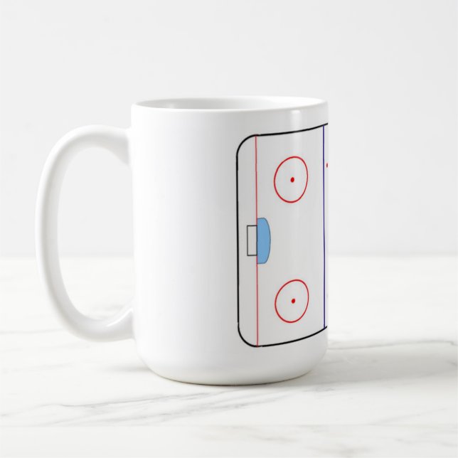 De Café caneca da pista do hóquei (Esquerda)