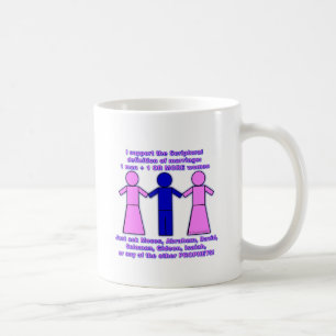 De Café Caneca da poligamia do apoio