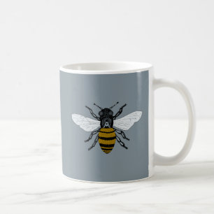 De Café Caneca da prata da mente da colmeia