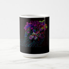 De Café Caneca da Princesa Borboleta