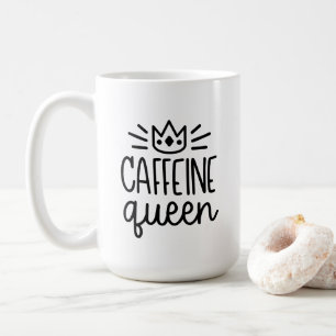 De Café Caneca da rainha 15oz da cafeína