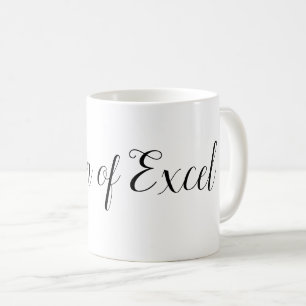 De Café Caneca da Rainha do Excel
