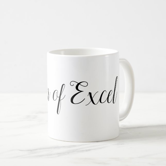 De Café Caneca da Rainha do Excel (Frente Esquerda)