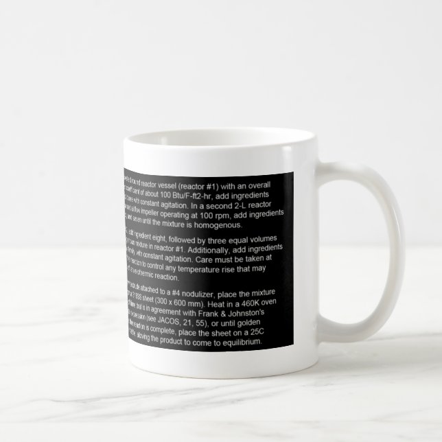 De Café Caneca da receita do engenheiro Geeky engraçado (Direita)