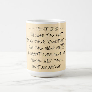 De Café Caneca da recepção