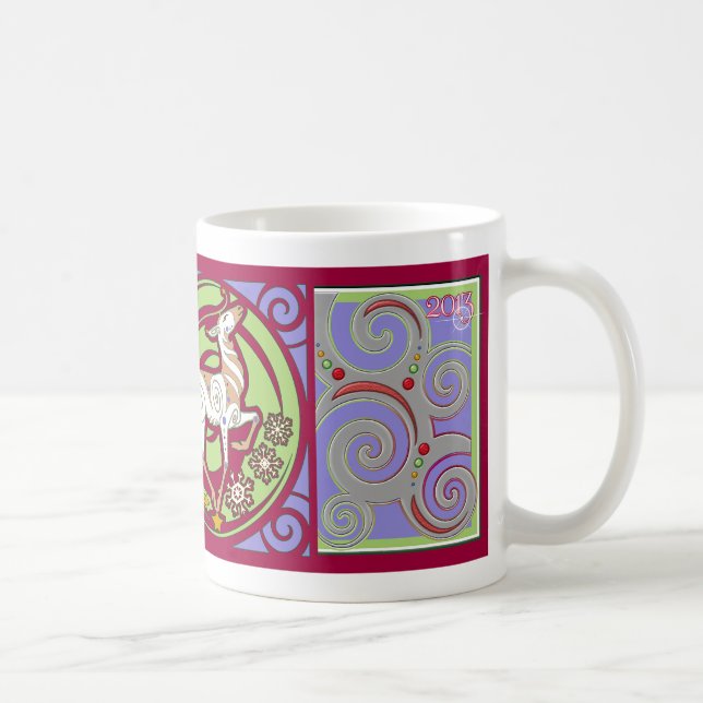 De Café Caneca da rena do Greeting'" estação do original (Direita)