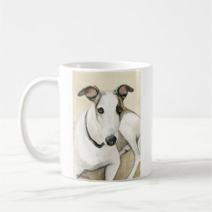 De Café Caneca da reprodução da arte do cão do "galgo"