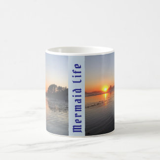 De Café Caneca da Sereia do Pôr do Sol