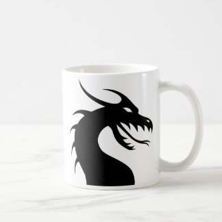 De Café Caneca da silhueta do dragão