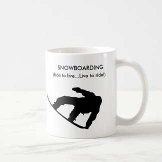 De Café caneca da snowboarding!
