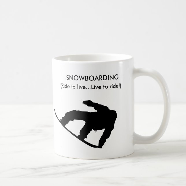 De Café caneca da snowboarding! (Direita)