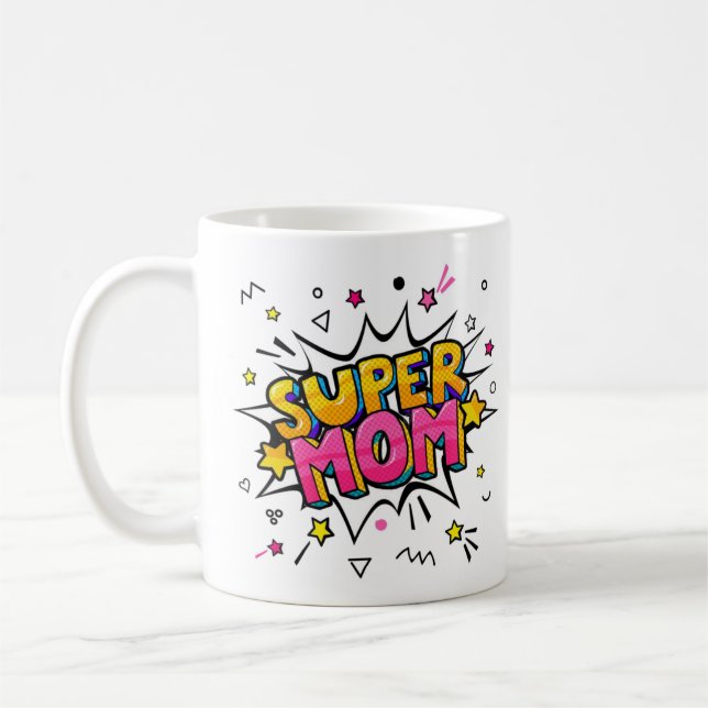 De Café Caneca da Super Mãe (Esquerda)