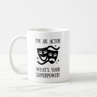 De Café Caneca da superpotência do ator